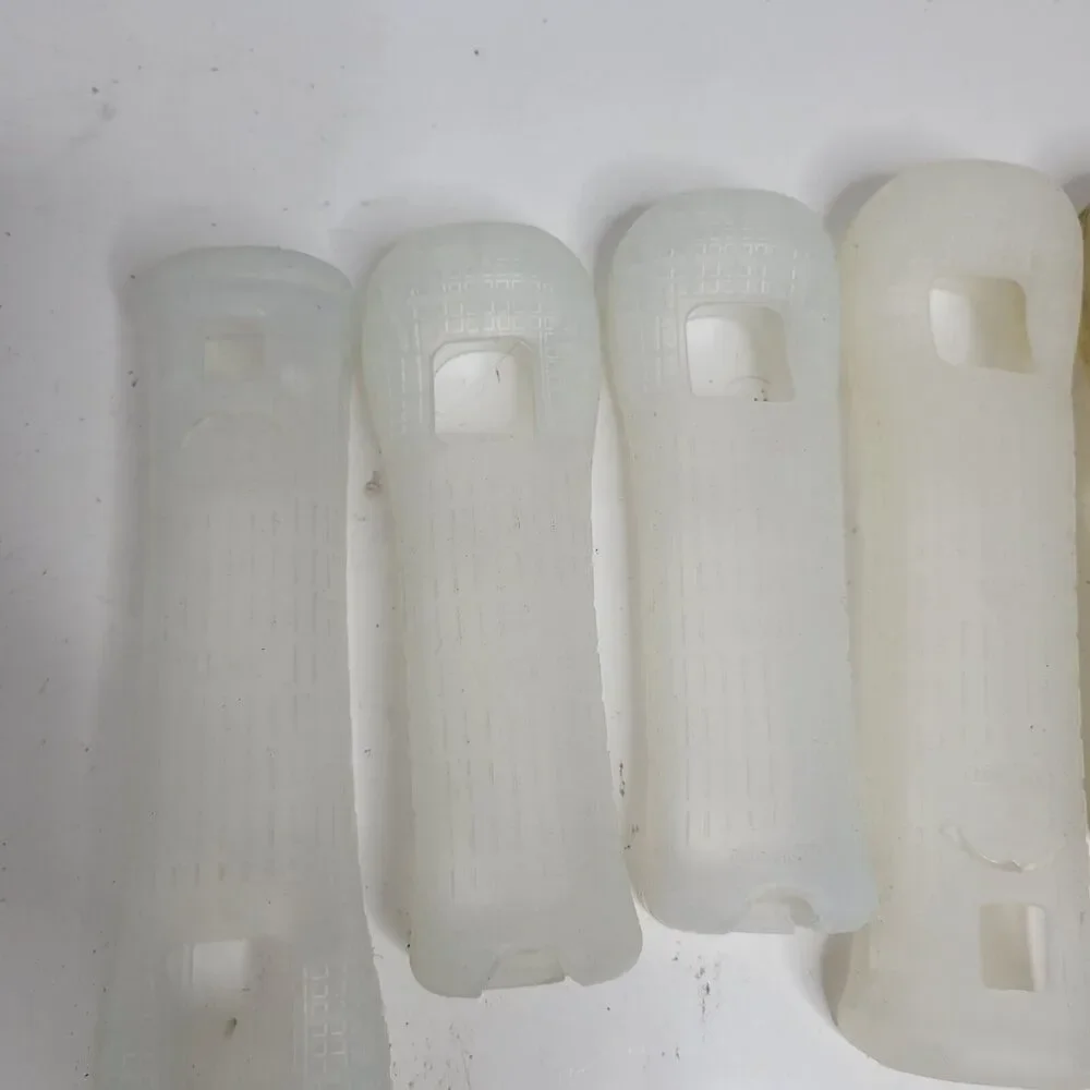 Nintendo Wii Remote Silicone Gel Cover Grip Sleeves Lot of 5 OEM Official